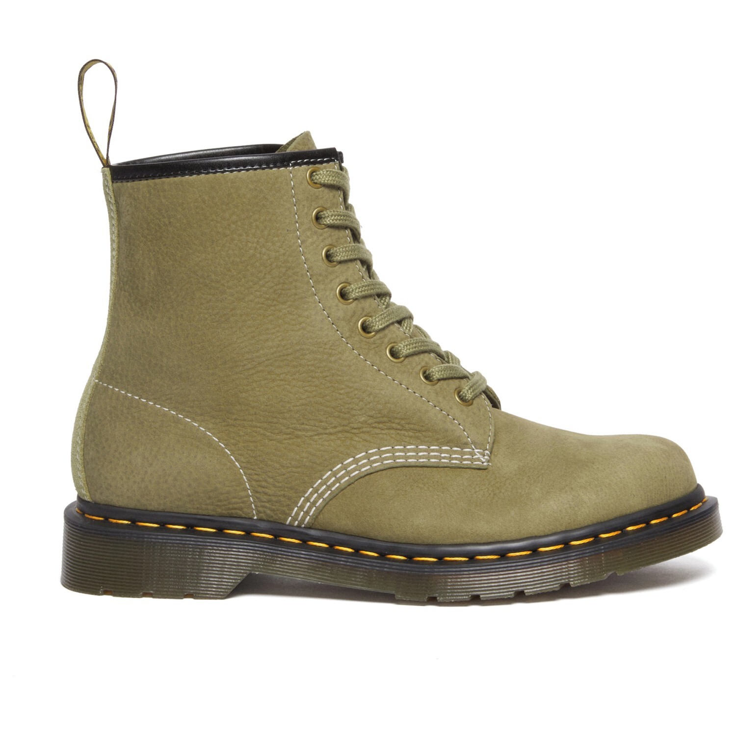 

Повседневные ботинки Dr Martens 1460 Tumbled Nubuck + EH Suede, цвет Muted Olive