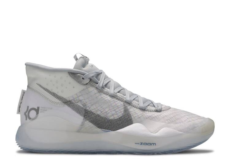 

Кроссовки Nike ZOOM KD 12 'WOLF GREY', белый, Белый;серый