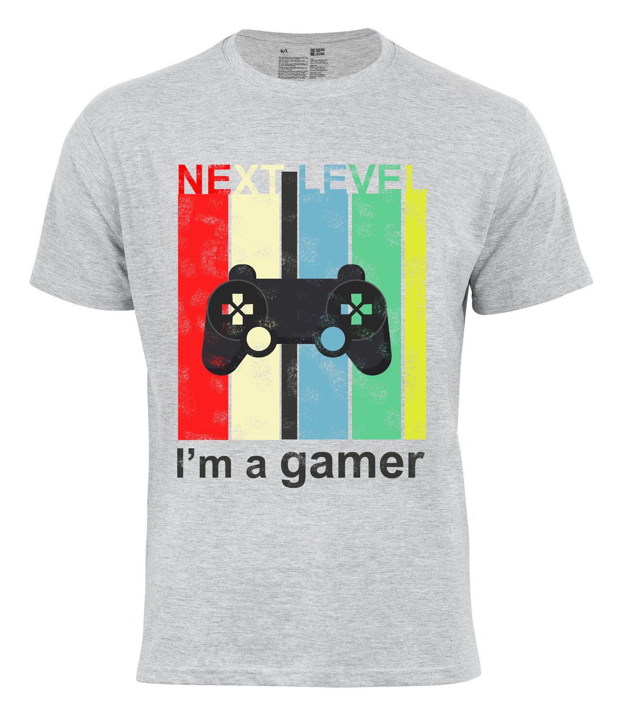 

Футболка Cotton Prime I`m a Gamer Next Level, серый