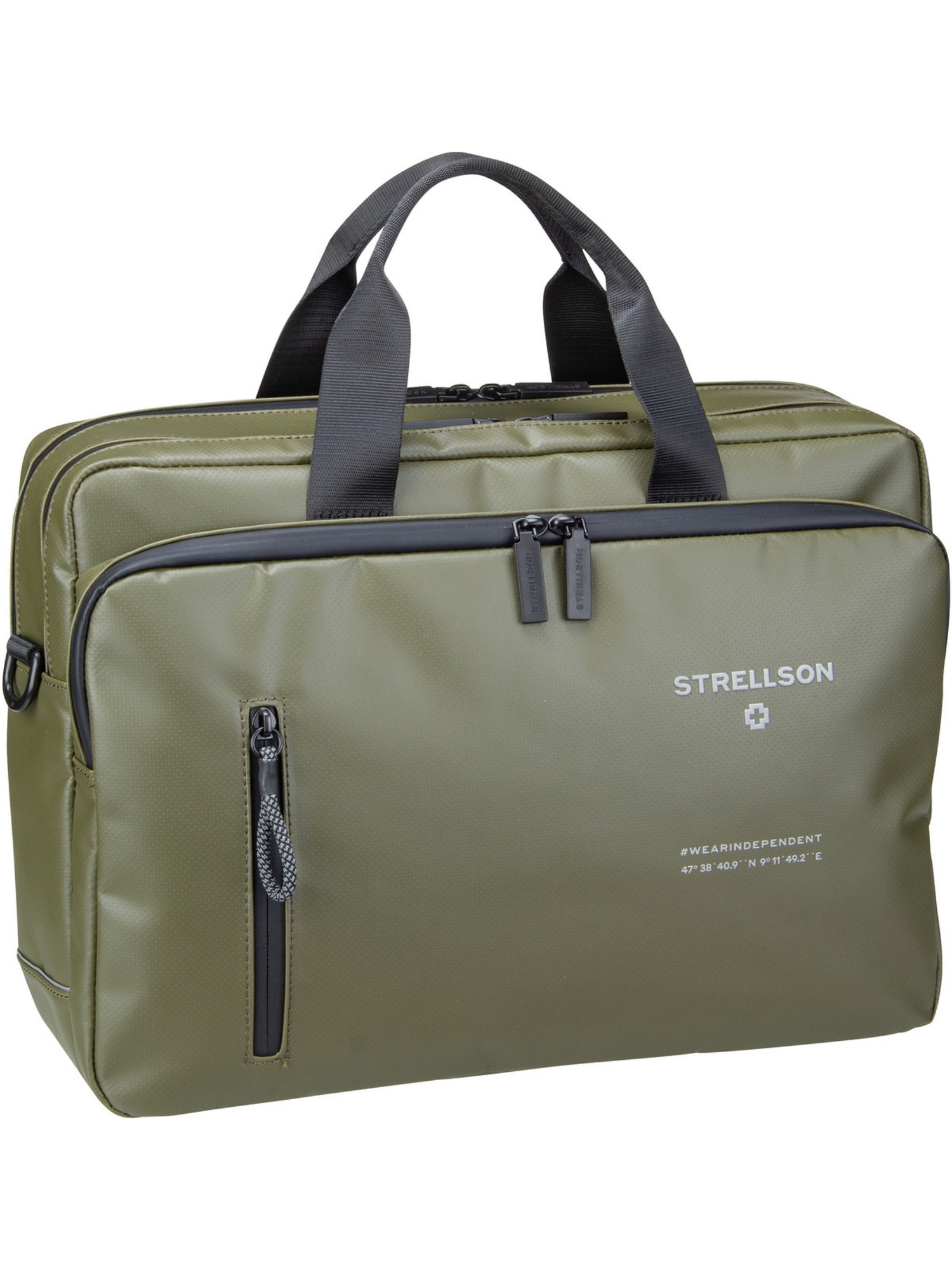 Сумка для ноутбука Strellson Stockwell 2.0 Charles Briefbag MHZ, хаки сумка для ноутбука strellson хаки