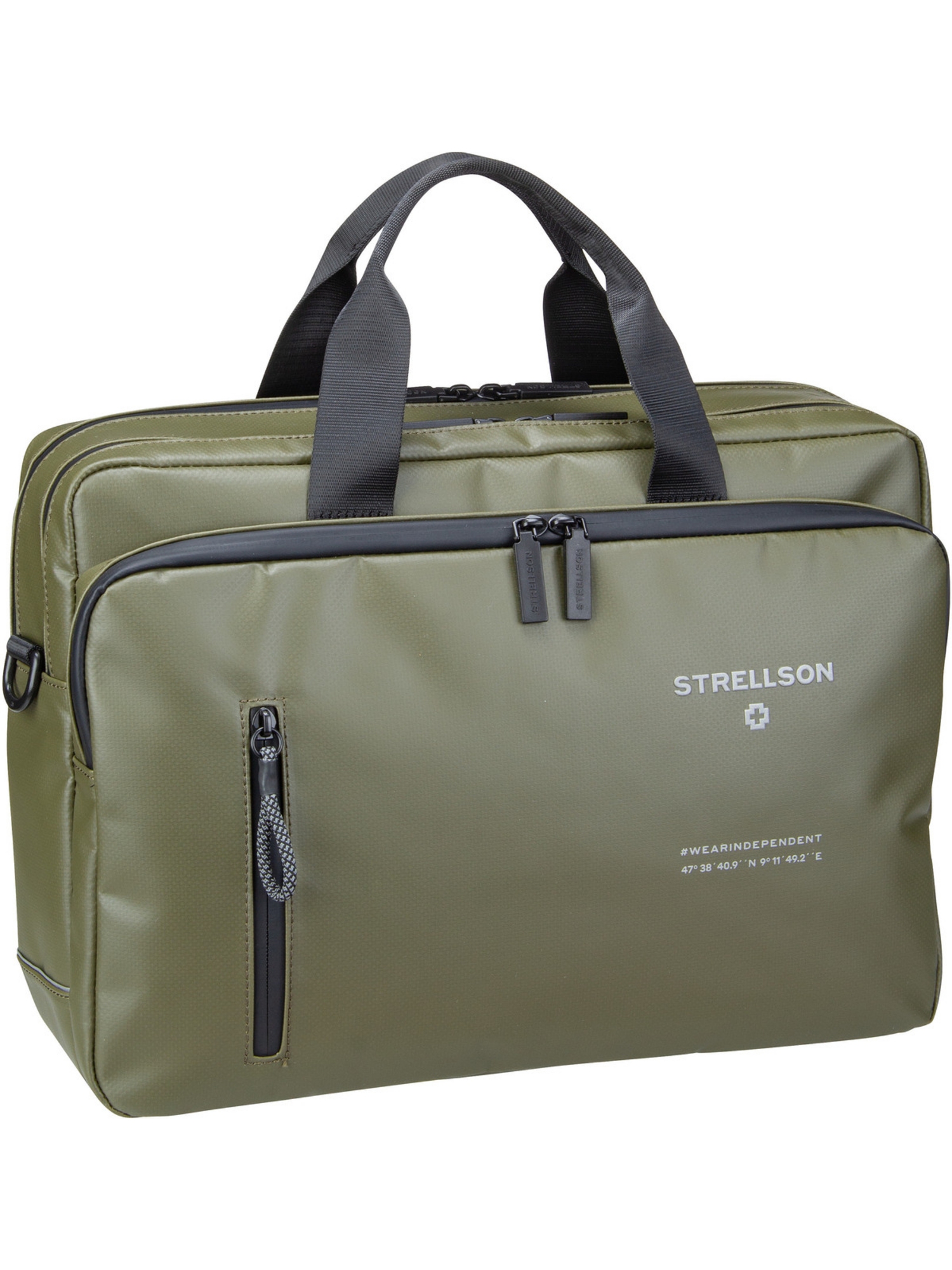 

Сумка для ноутбука Strellson Stockwell 2.0 Charles Briefbag MHZ, хаки