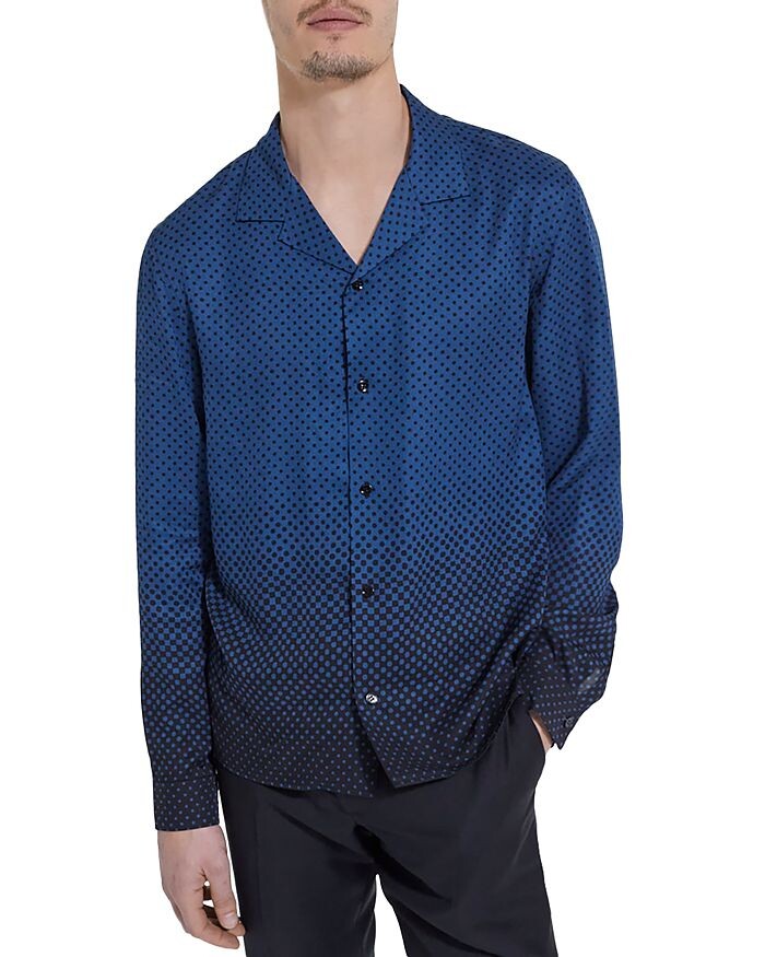 

Рубашка с длинными рукавами в горошек Squared Dots The Kooples