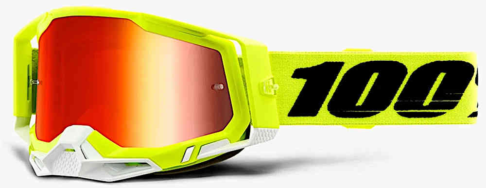 100% очки для мотокросса Racecraft II Essential 1, желтый