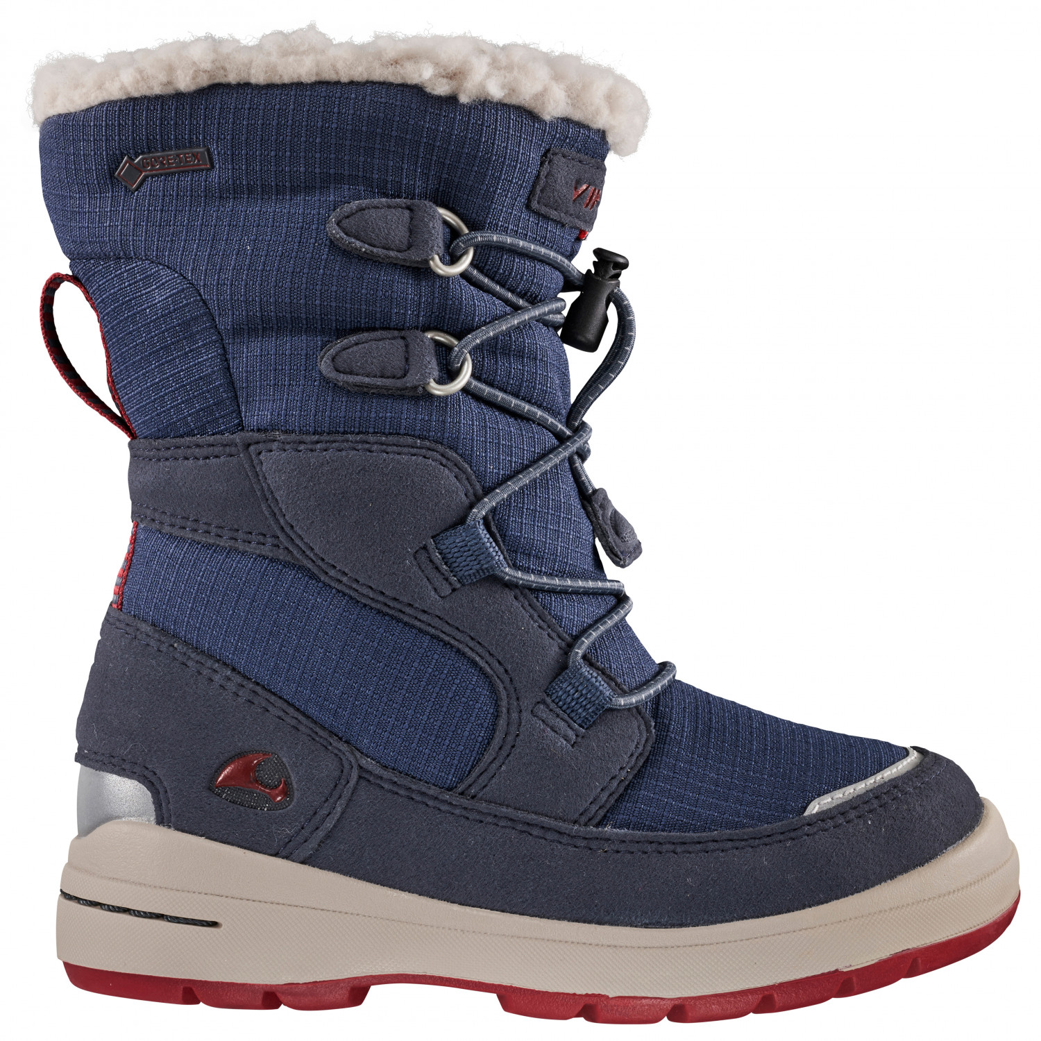 Зимние ботинки Viking Kid's Haslum GTX, темно синий зимние ботинки viking kid s montebello gtx цвет dusty pink