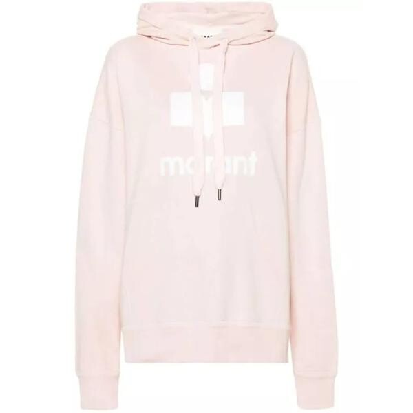 

Футболка mansel logo-embossed hoodie Etoile Isabel Marant, розовый