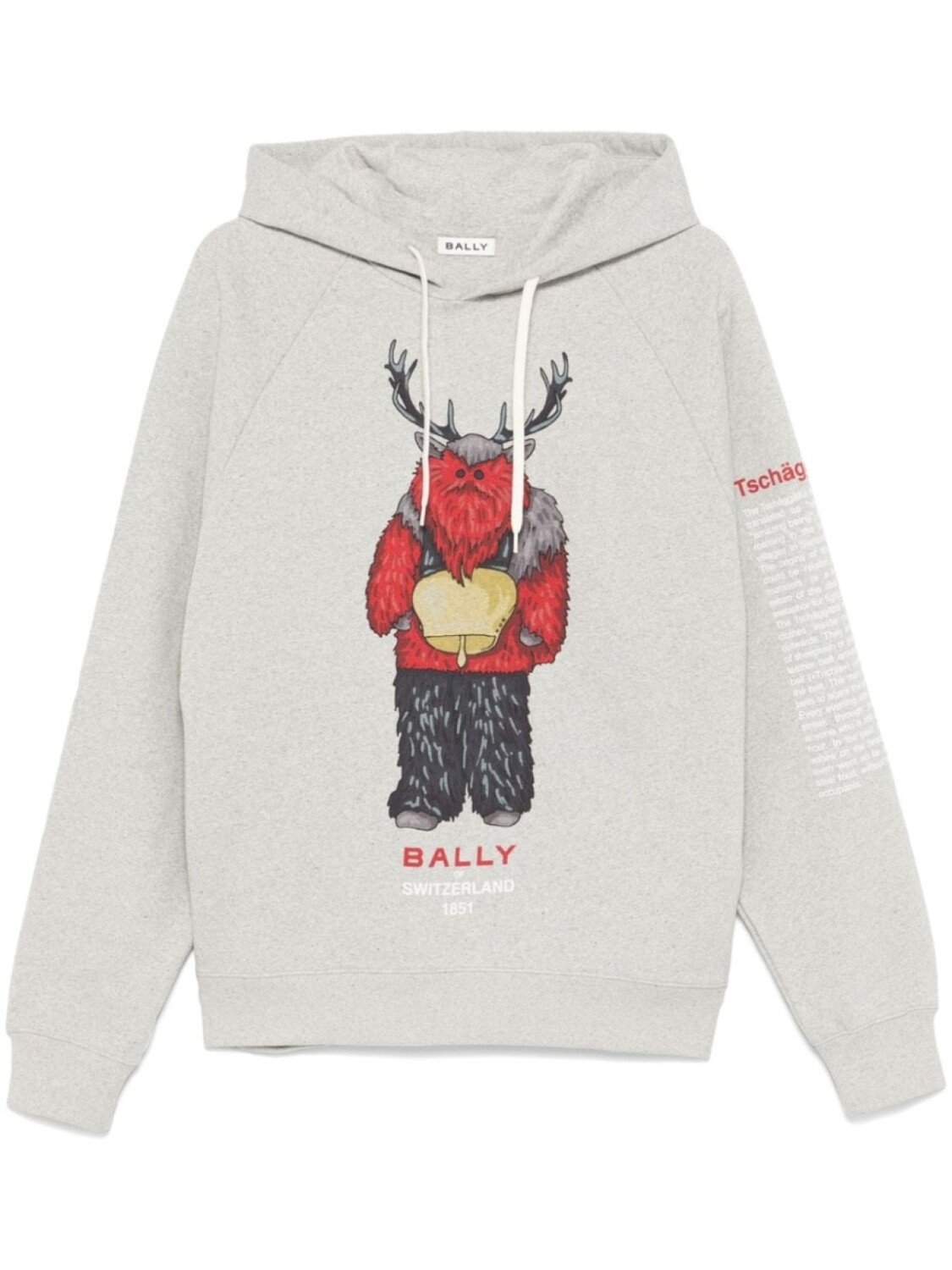

Bally джерси с капюшоном, серый