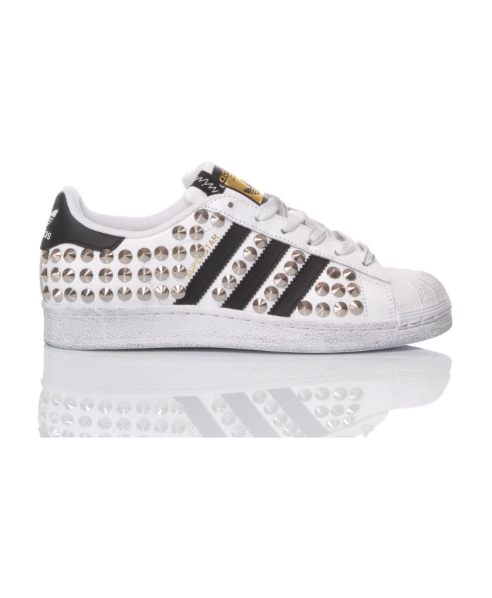 

Серебряные кроссовки ручной работы Adidas, мультиколор
