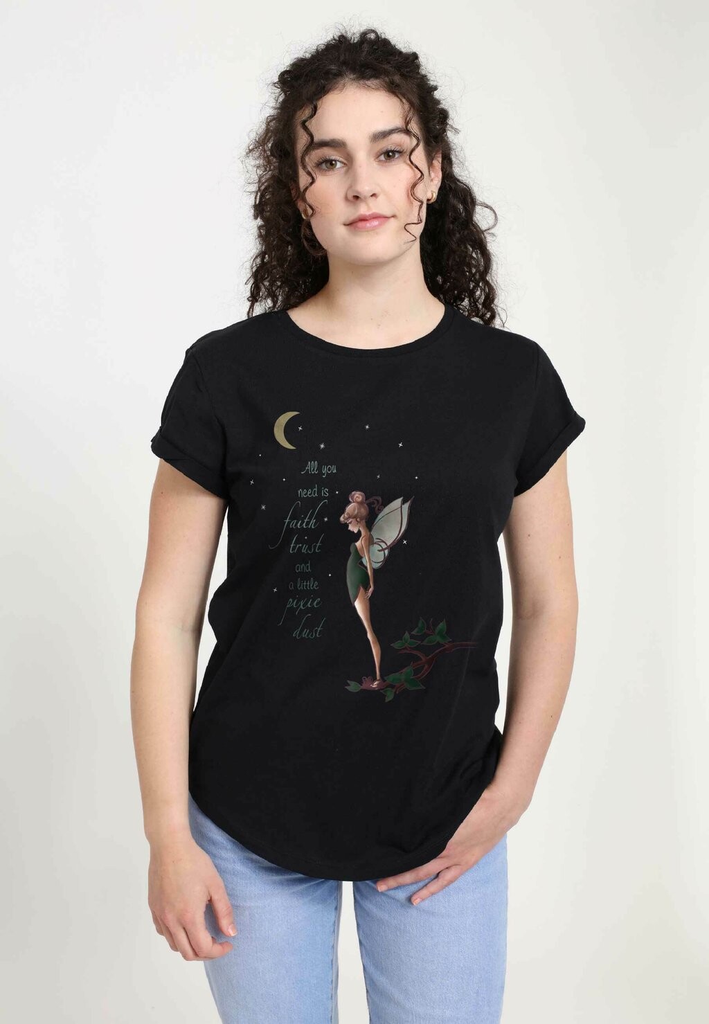 

Футболка с принтом Peter Pan Tink Fall Disney, черный