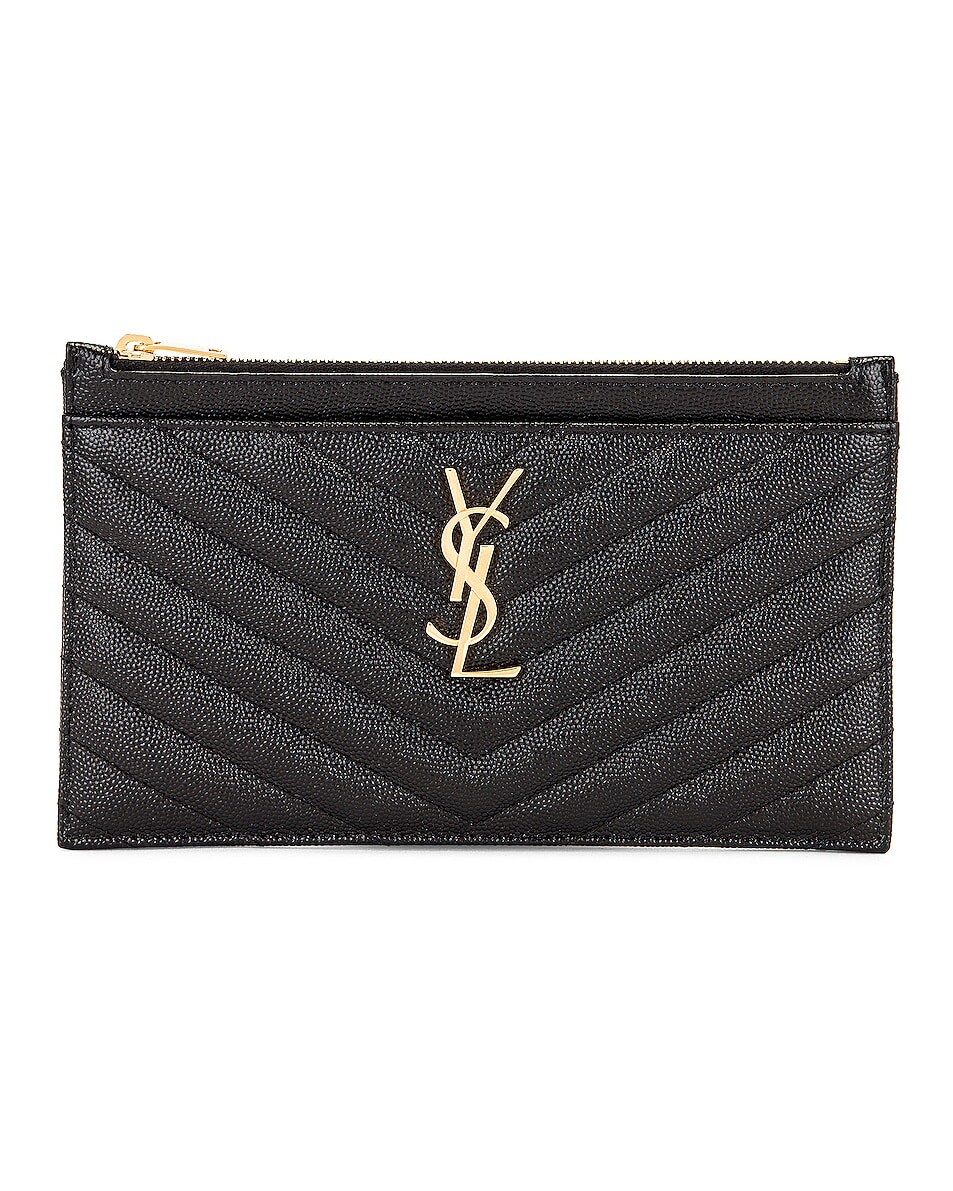 

Сумка Saint Laurent Monogramme Pouch, неро