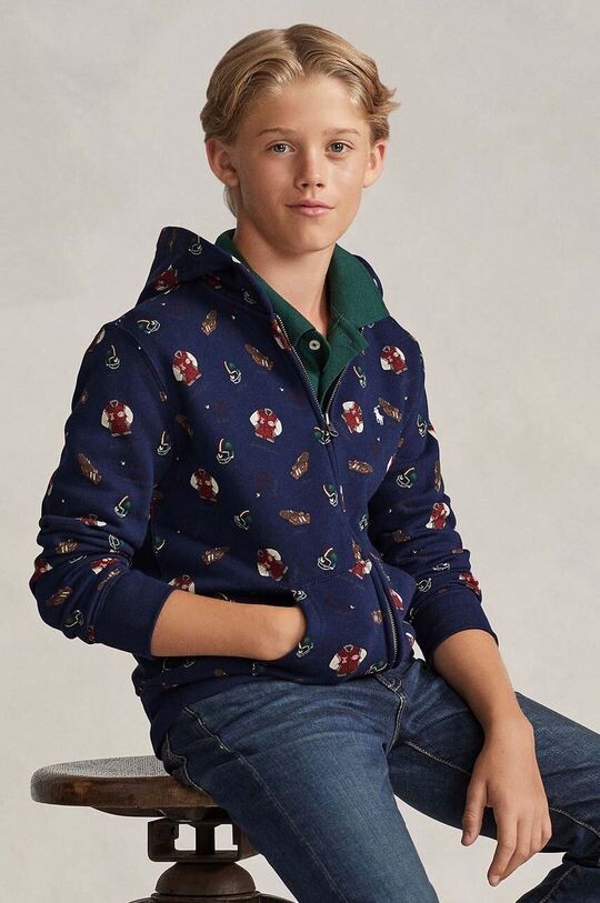 

Детская толстовка Polo Ralph Lauren, темно-синий