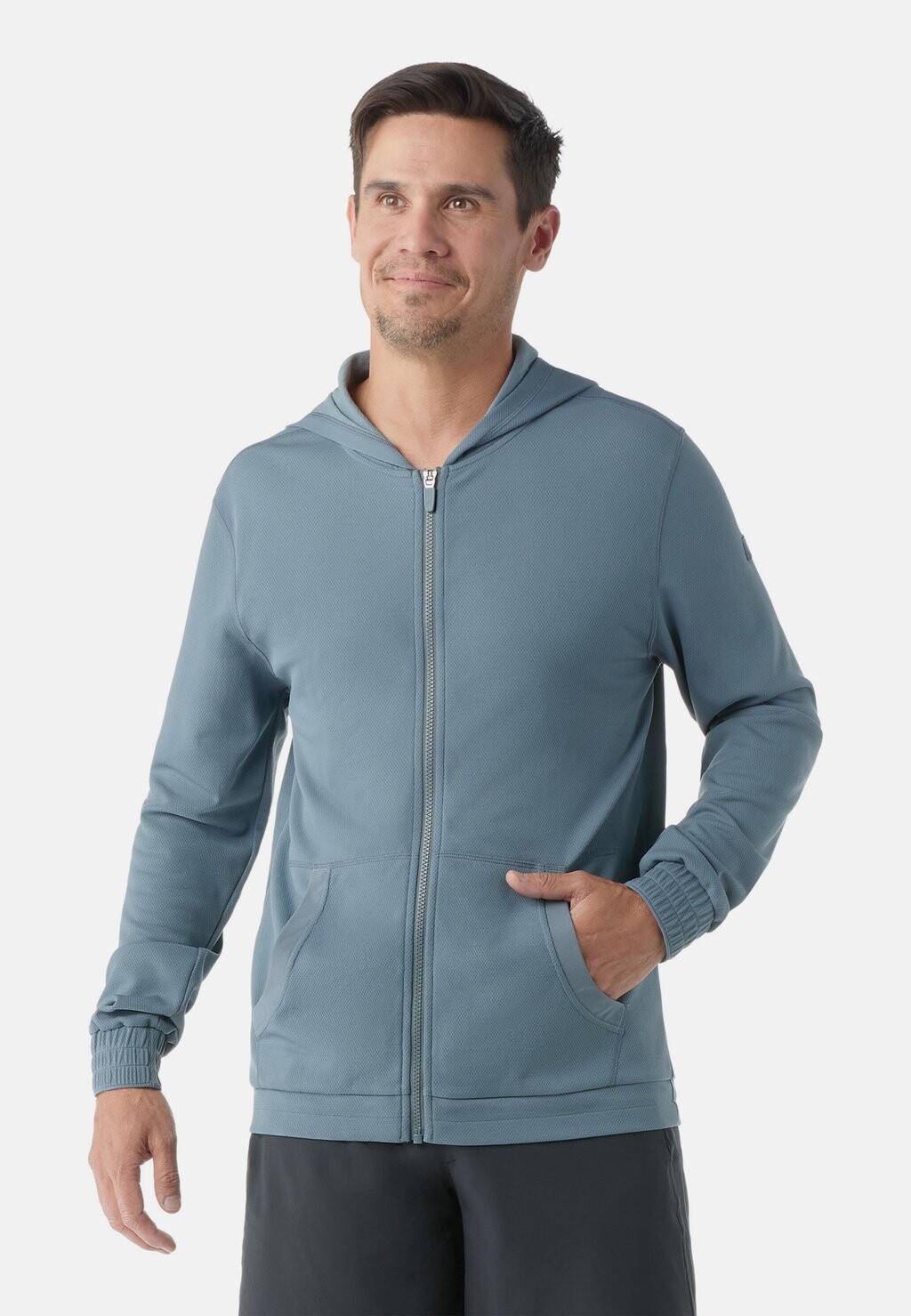 

Толстовка ACTIVE UPTEMPO FULL ZIP Smartwool, цвет pewter blue