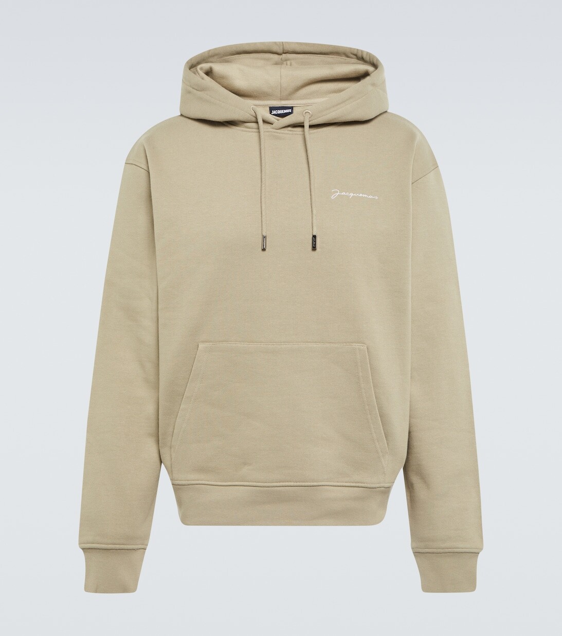 

Худи Le Sweatshirt Brodé из хлопка Jacquemus, бежевый