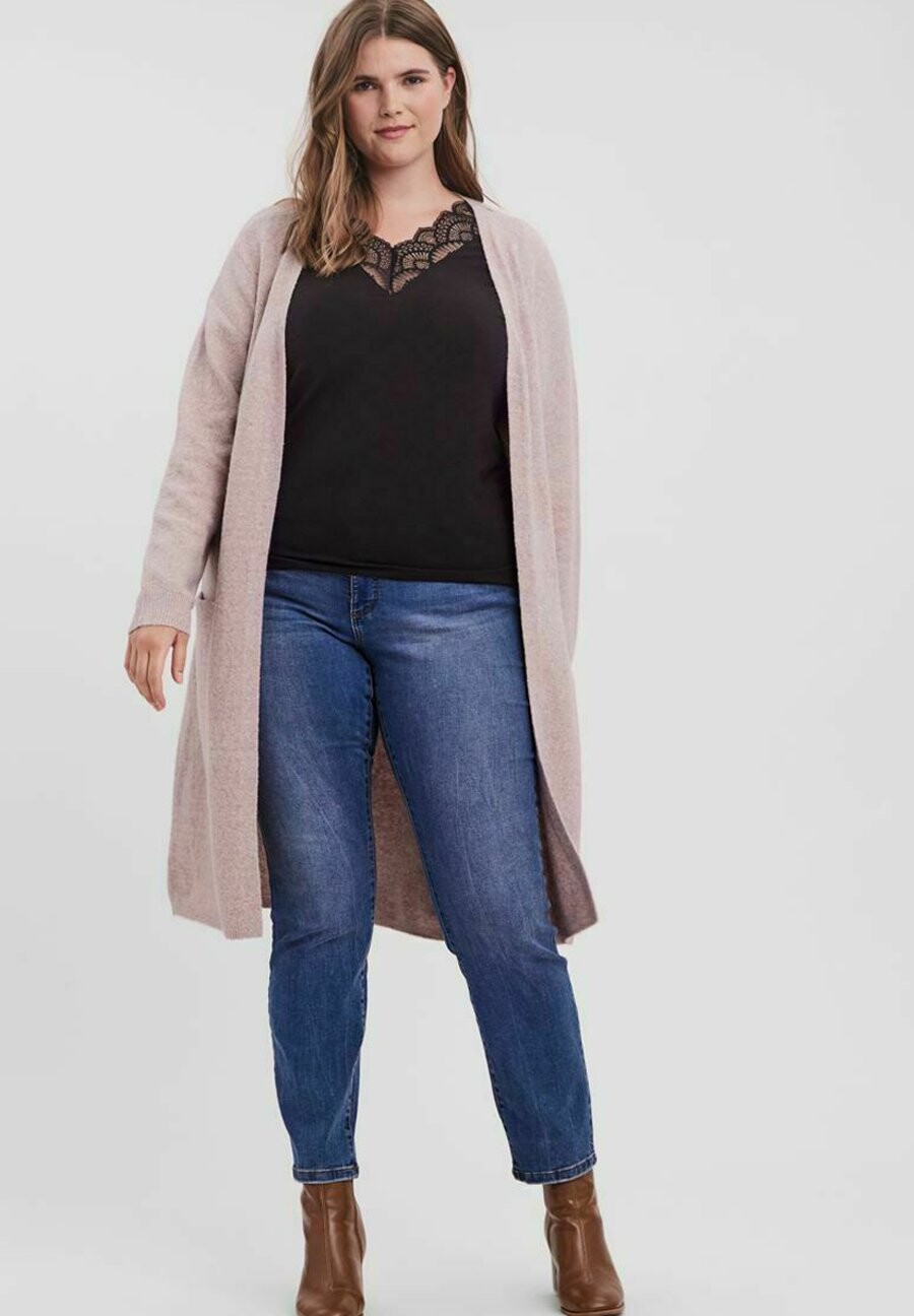 

Куртка Vero Moda Curve VMDOFFY ДЛИННЫЙ ОТКРЫТЫЙ КАРДИГАН, цвет woodrose