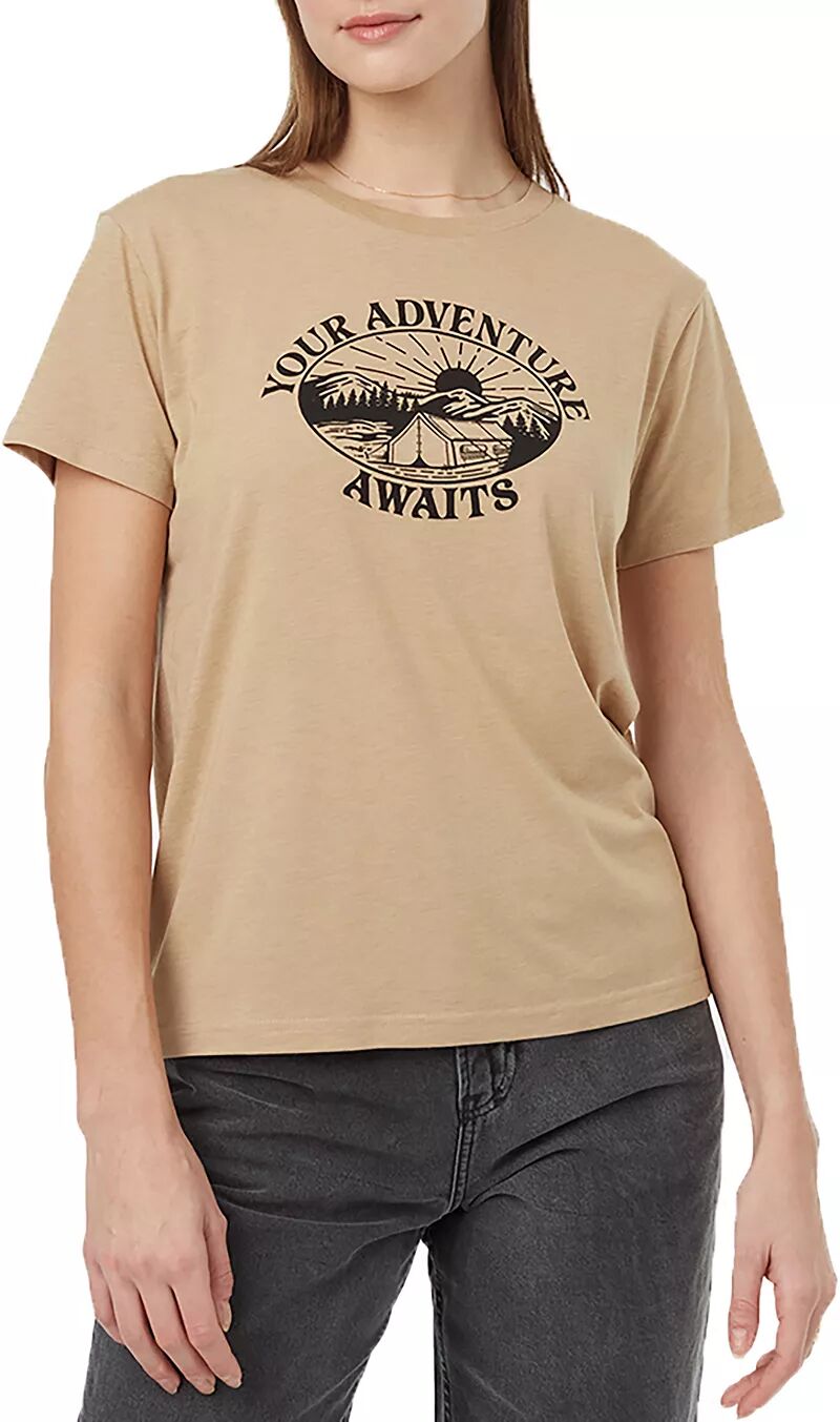 Женская футболка Tentree Outdoor Awaits с графическим рисунком