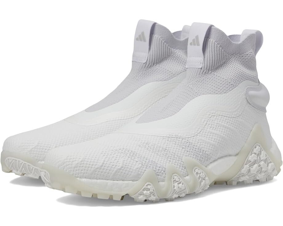 

Кроссовки adidas Golf Codechaos Laceless Primeknit Boost Golf Shoes, цвет Footwear White/Dash Grey/Crystal White