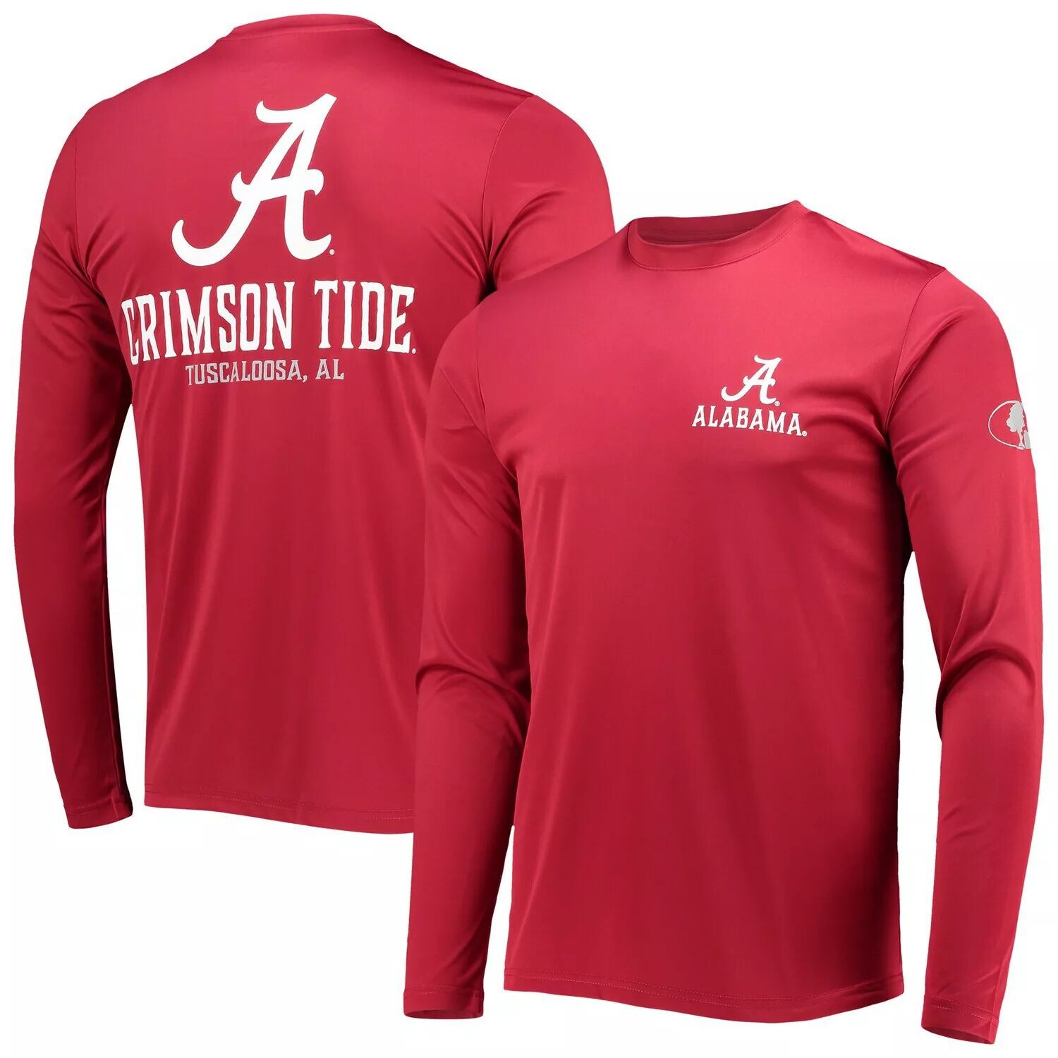

Мужская футболка Colosseum Crimson Alabama Crimson Tide Mossy Oak с длинными рукавами