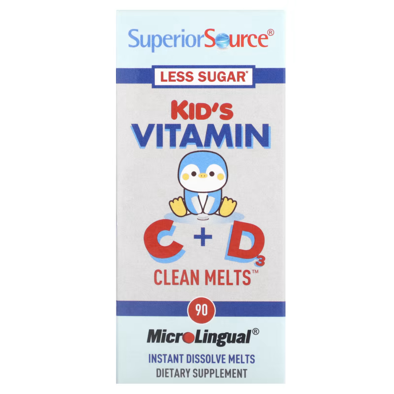 Витамин C + D Superior Source 90 мг superior source c 500 мг острый апельсин для рассасывания без сахара 90 таблеток