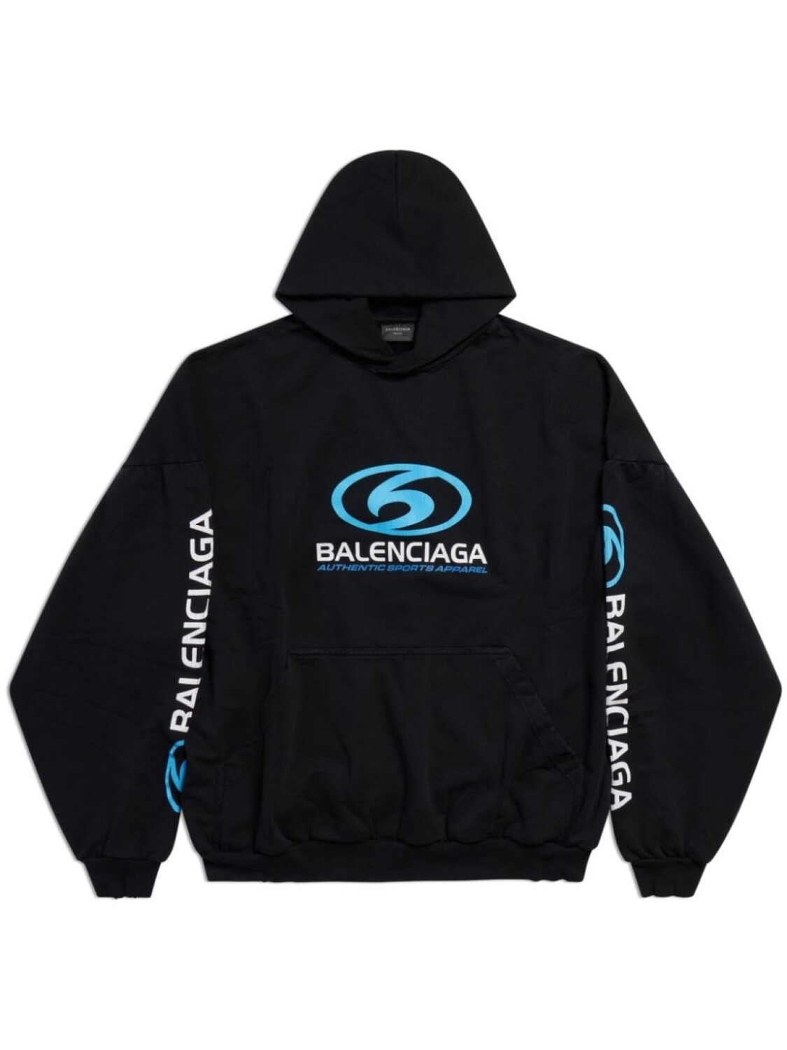 

Balenciaga худи Surfer с логотипом, черный