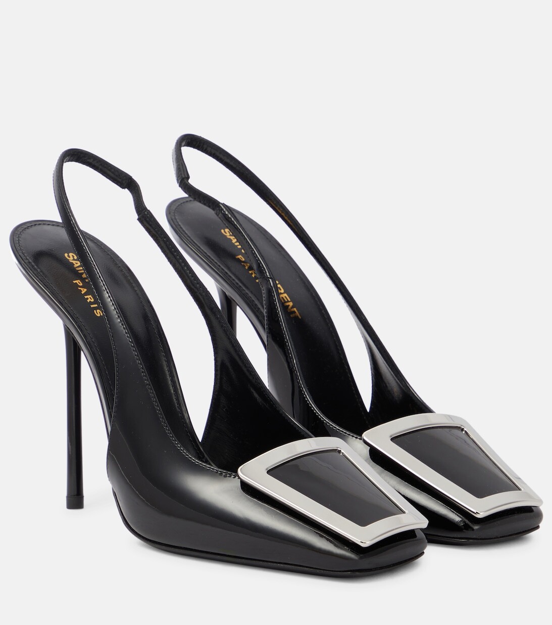 

Туфли Maxine 115 с ремешком на пятке Saint Laurent, черный