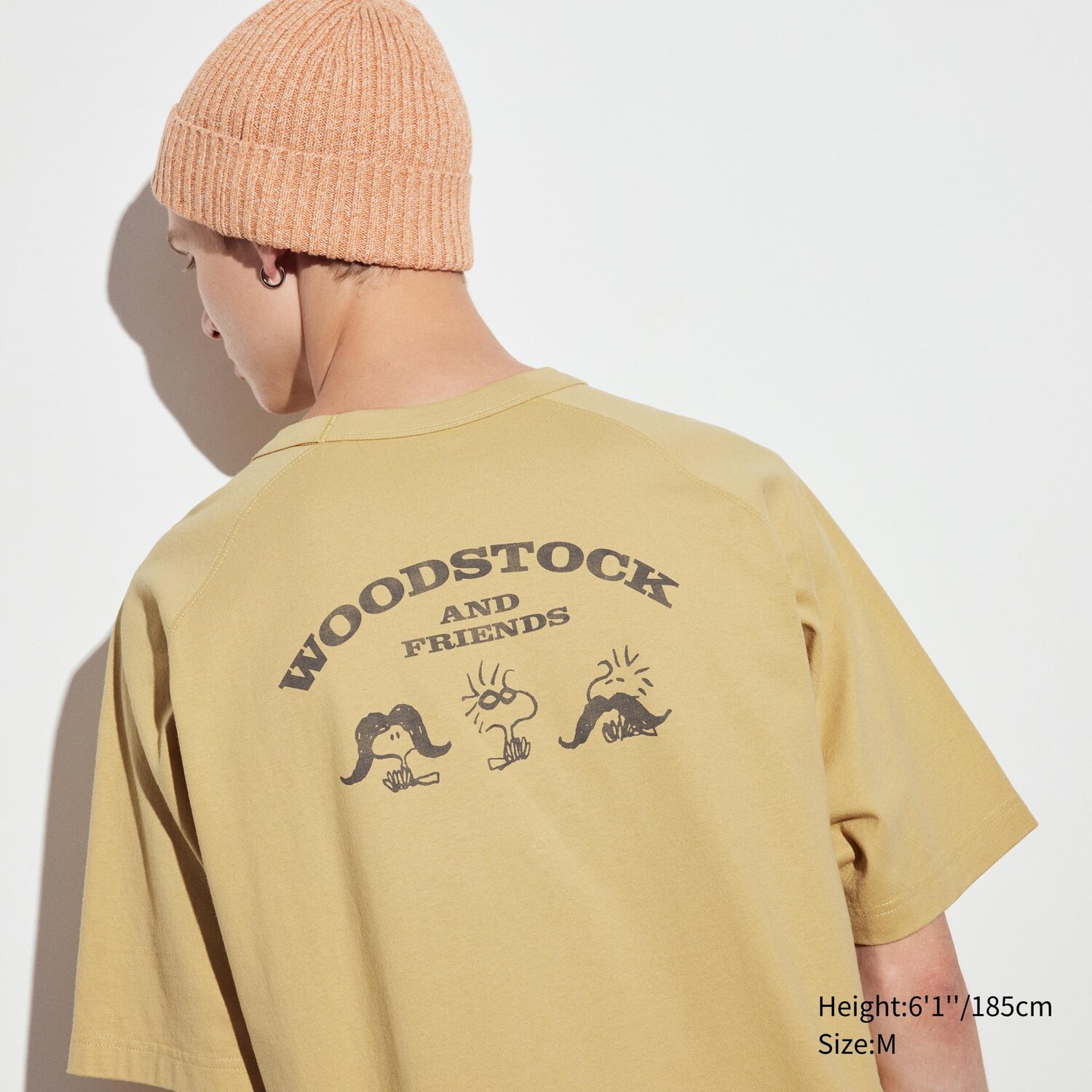

Футболка Uniqlo Peanuts You Can Do Everything с принтом, желтый