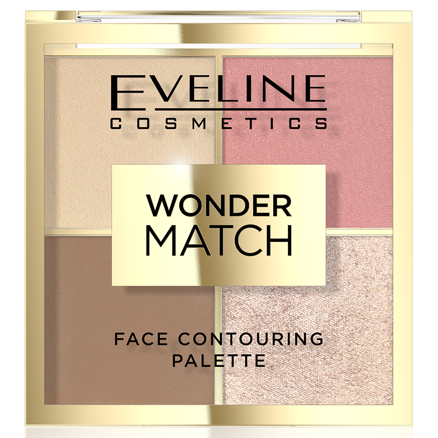 Палетка для контуринга лица 02 Eveline Cosmetics Wonder Match, 10 гр