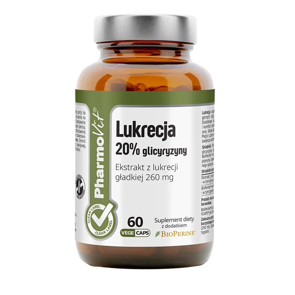

Пищевая добавка Pharmovit Clean Label, 60 капсул/1 упаковка