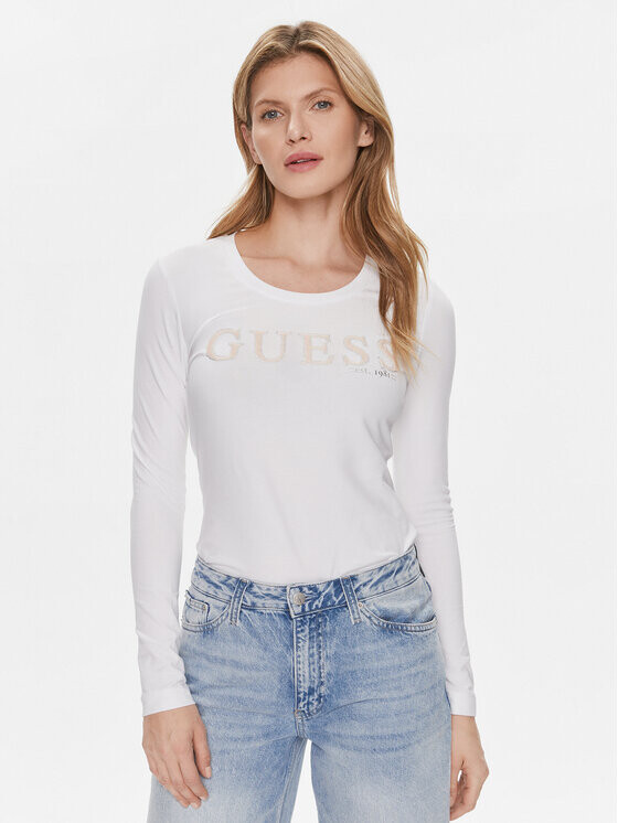 

Узкая блузка Guess, белый