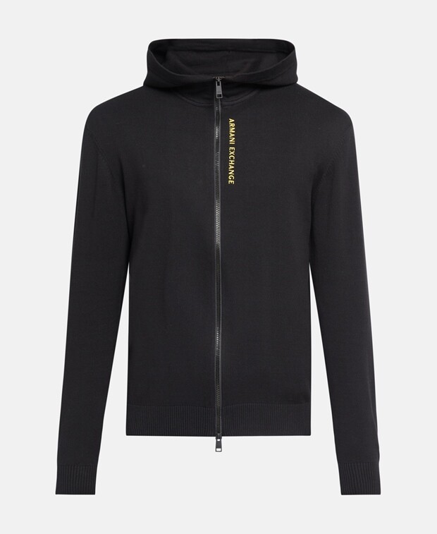 

Кардиган с капюшоном Armani Exchange, черный