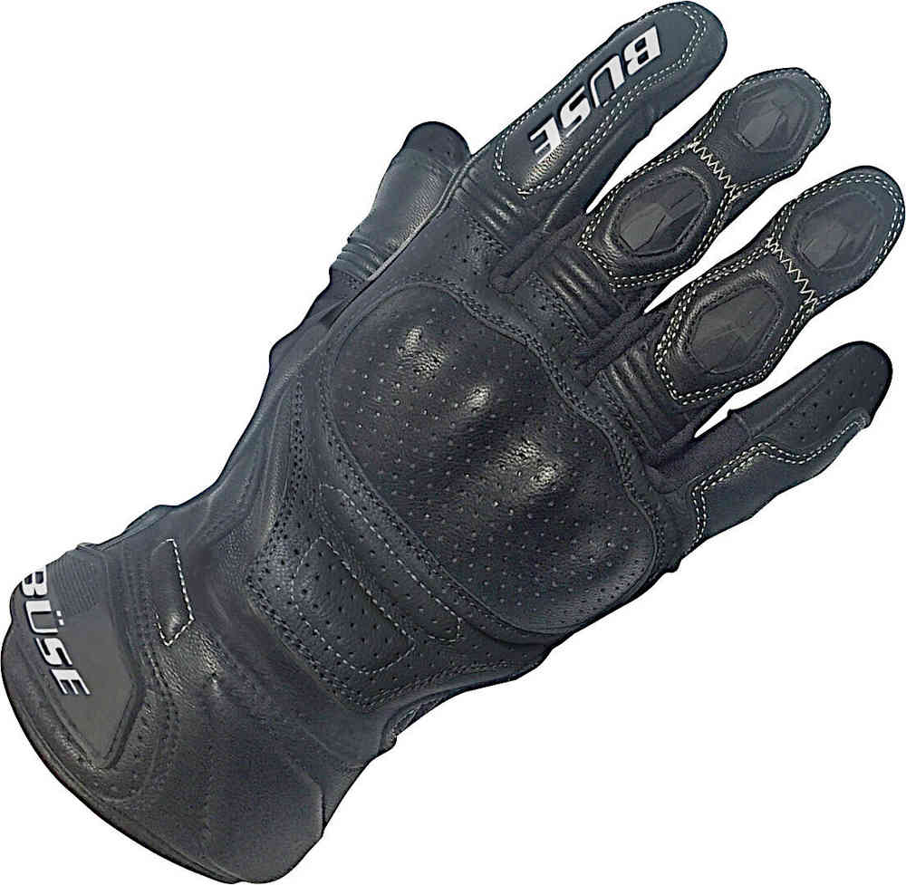 Перфорированные мотоциклетные перчатки Miles Büse, черный