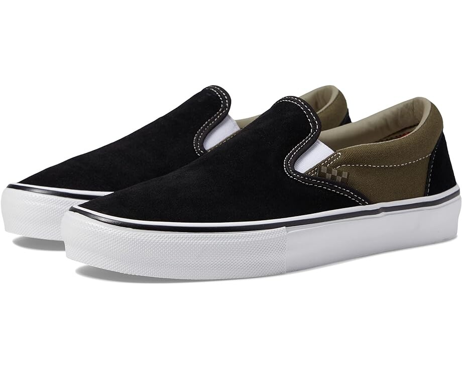 

Кроссовки Vans Skate Slip-On, цвет Black Olive