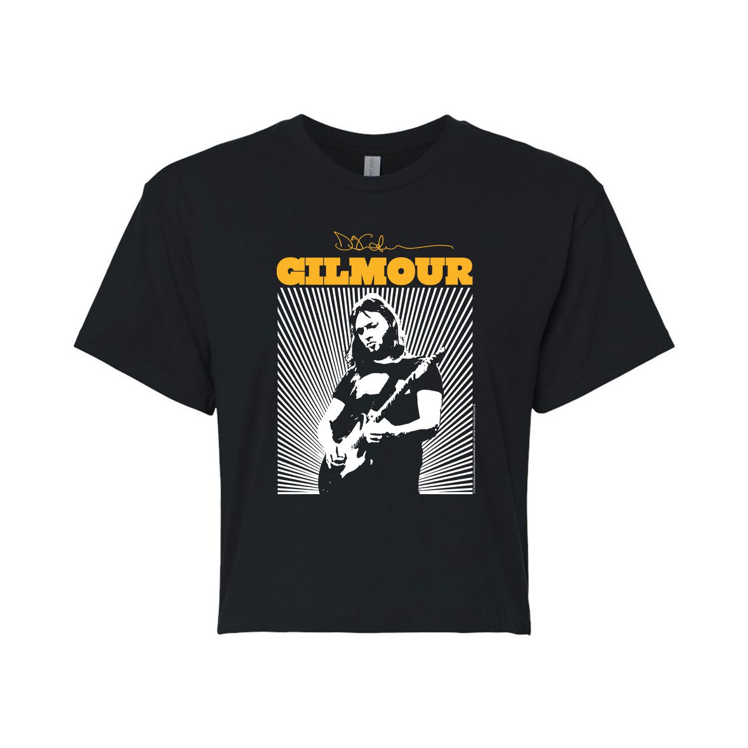 Укороченная футболка с рисунком David Gilmour Burst для юниоров Licensed Character david gilmour david gilmour on an island