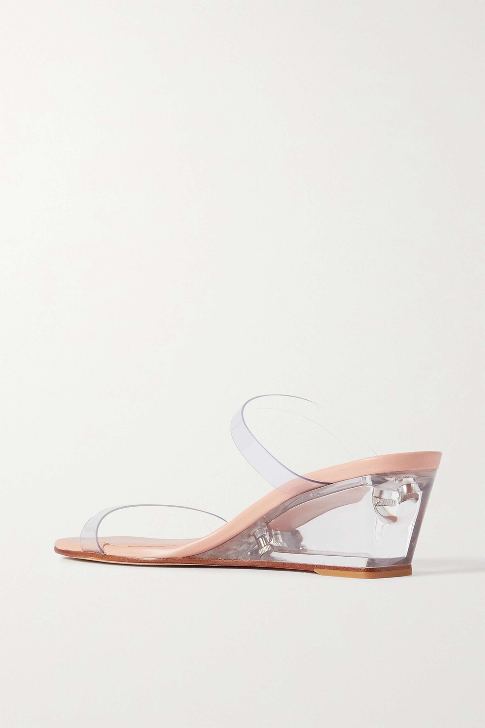 

STUART WEITZMAN босоножки Aleena на танкетке из ПВХ, прозрачный