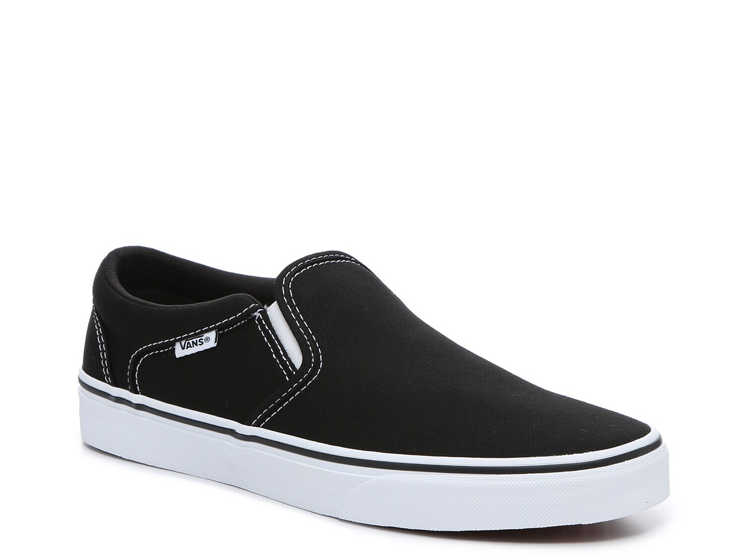 

Кроссовки мужские Vans Asher, черно-белый, Черный