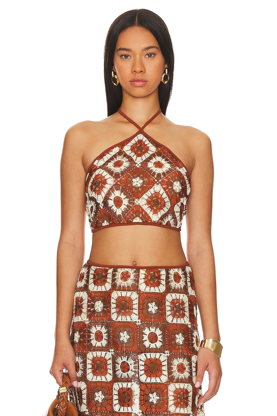

Топ Johanna Ortiz Pwani Crop, цвет Mocha