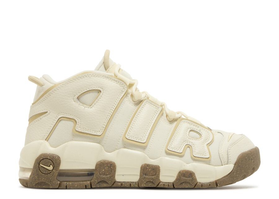 

Кроссовки Nike Air More Uptempo GS, цвет Coconut Milk Team Gold