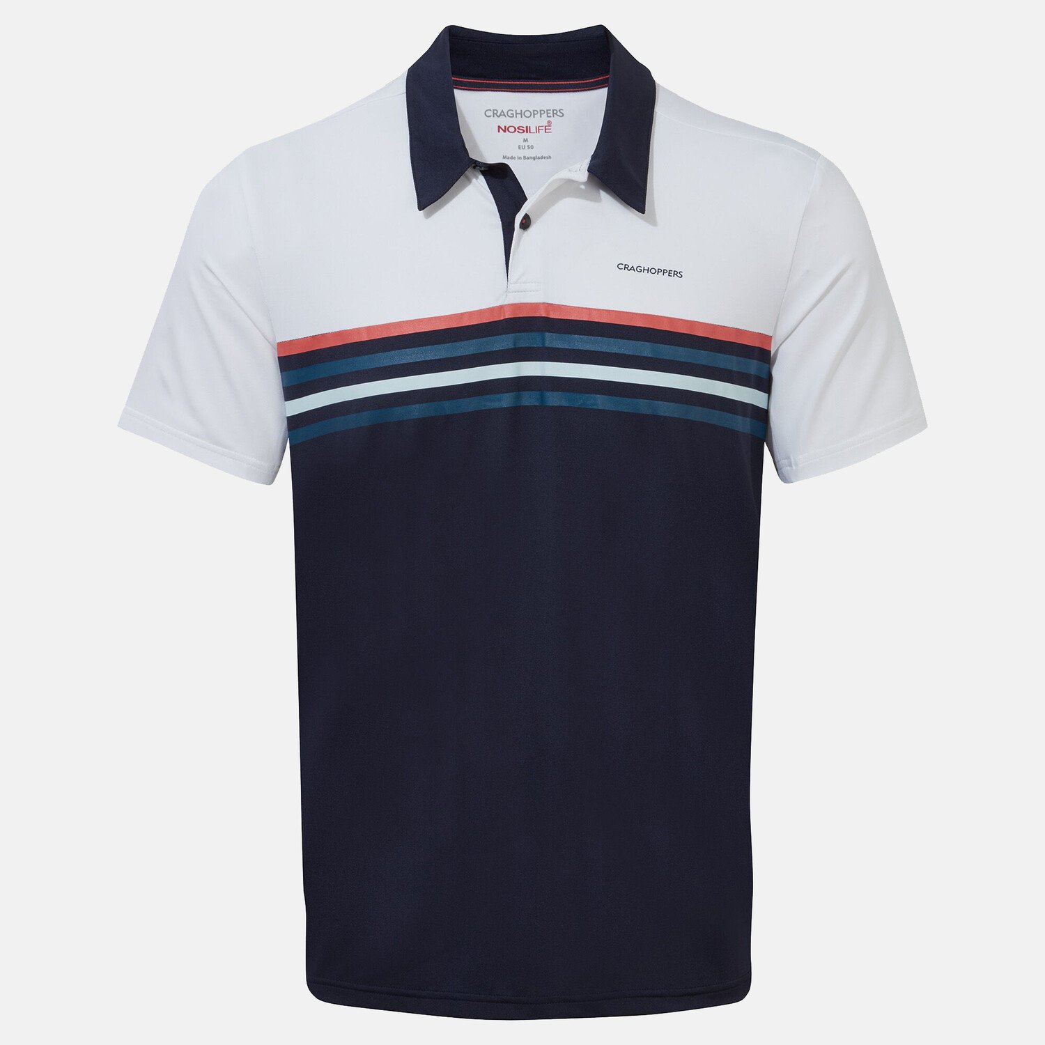 

Толстовка Craghoppers Poloshirt NosiLife Pro, белый