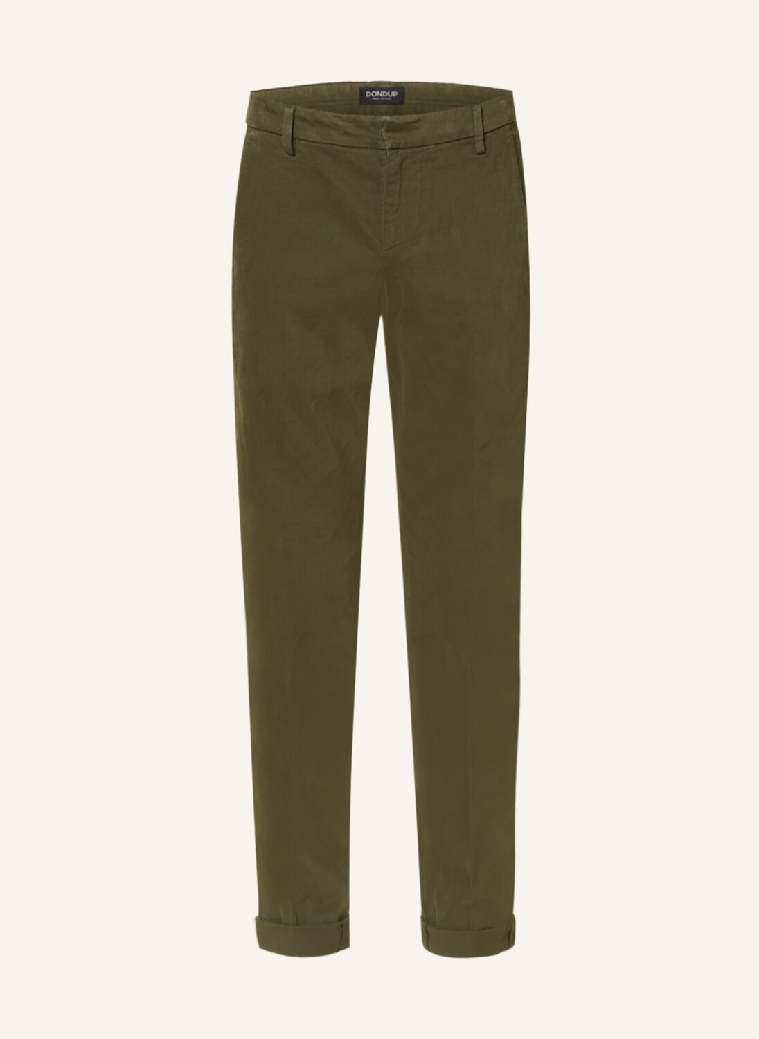 

Брюки чино Dondup GAUBERT Extra Slim Fit, оливковый, Зеленый