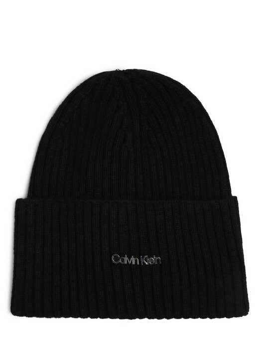 

Шапка с кашемировым наполнением Calvin Klein, черный