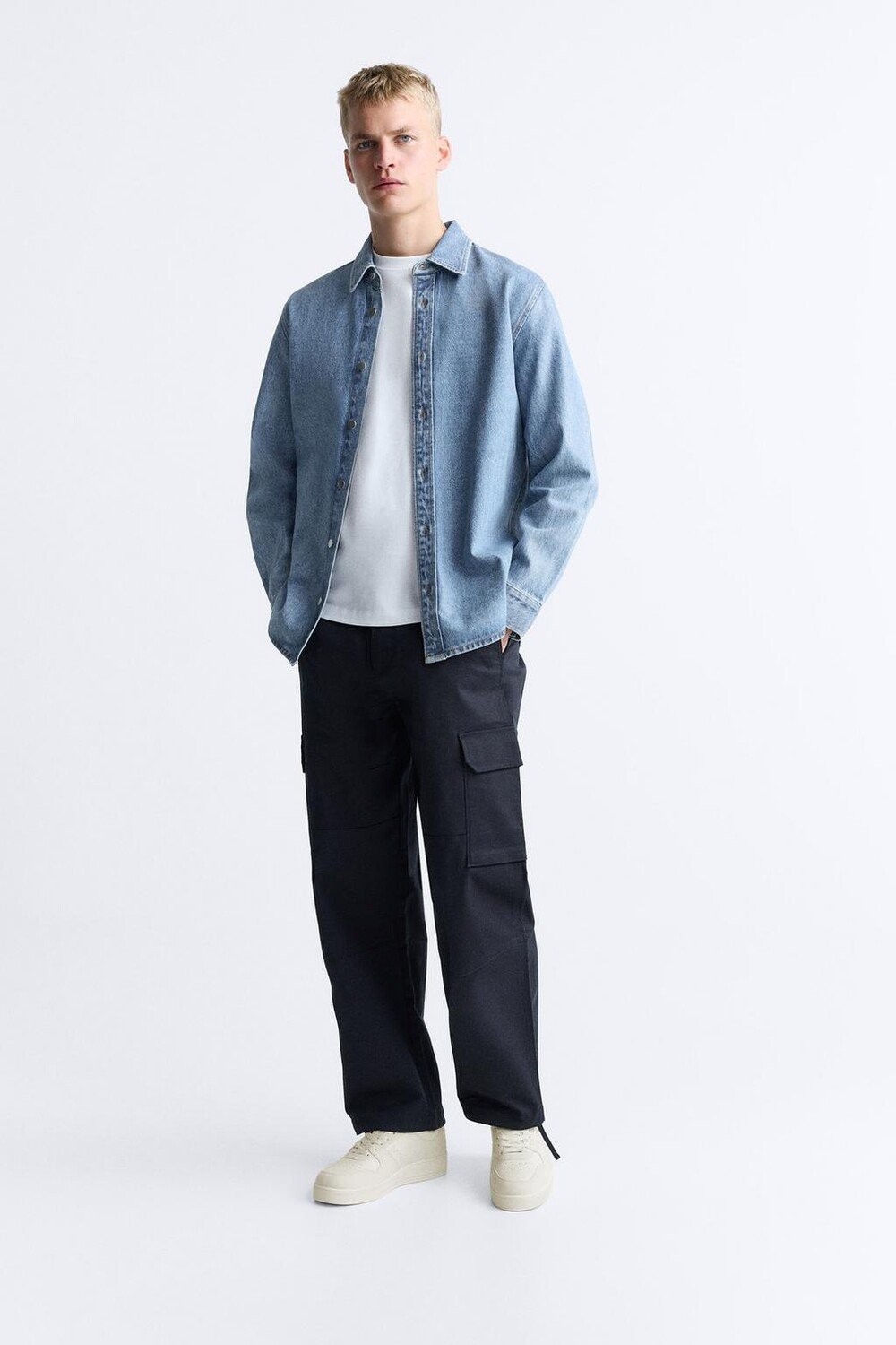 

Ретро-тренеры ZARA, костно-белый