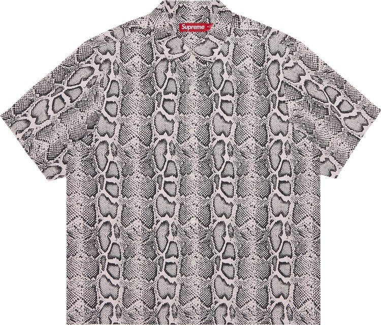 

Рубашка Supreme Snake Short-Sleeve 'Pink', розовый