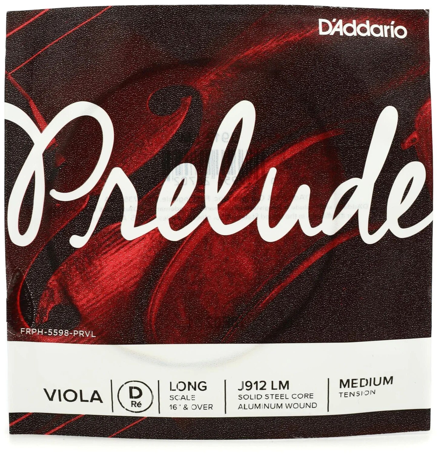 

D'Addario J912 Prelude Viola D Струна - длинный размер