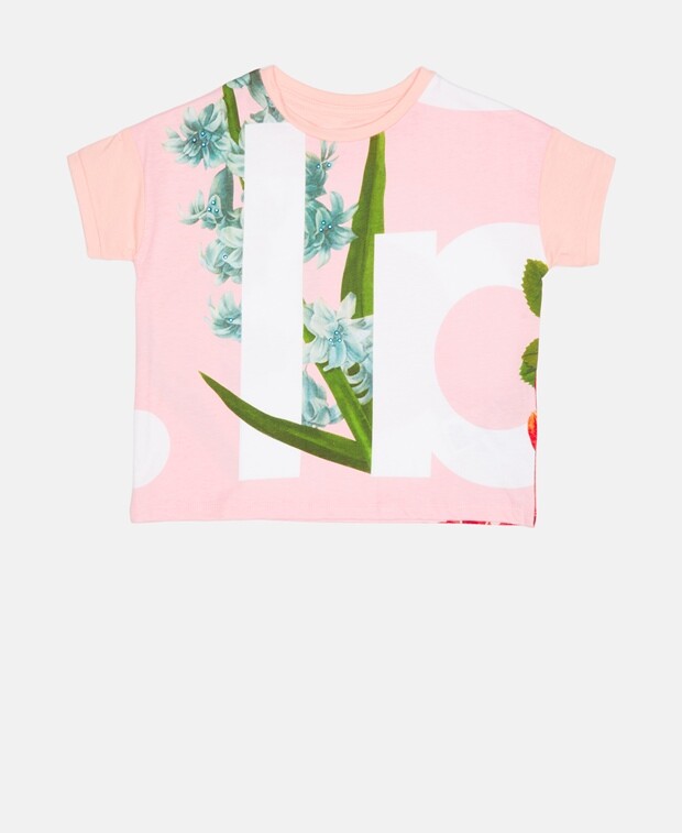

Футболка Desigual, лосось