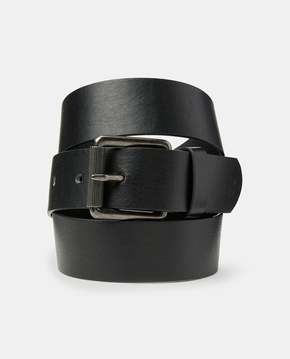 

Эластичный мужской ремень черного цвета. Easy Wear, черный