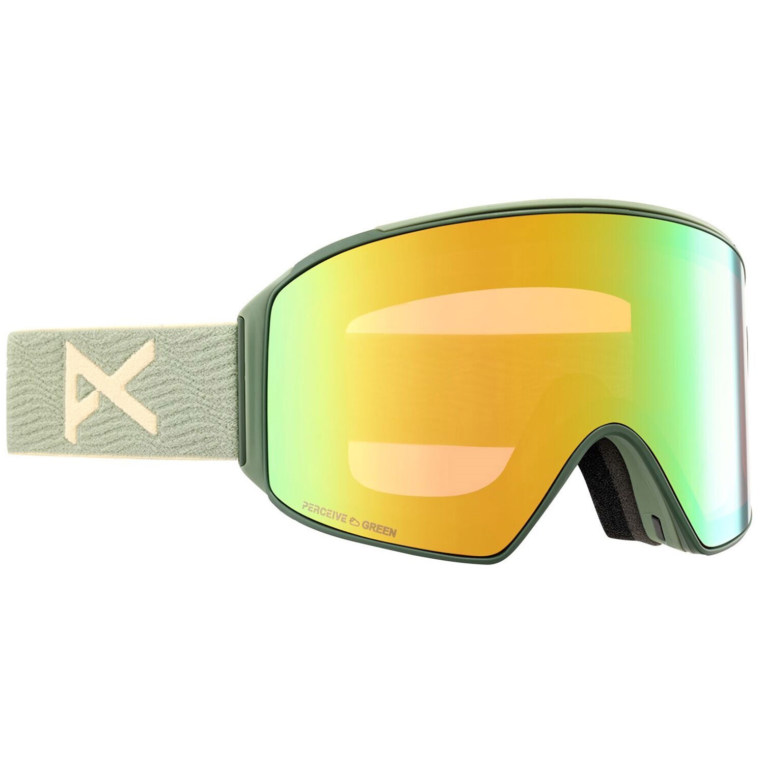 

Лыжные очки Anon M4 Cylindrical MFI Low Bridge Fit, зеленый