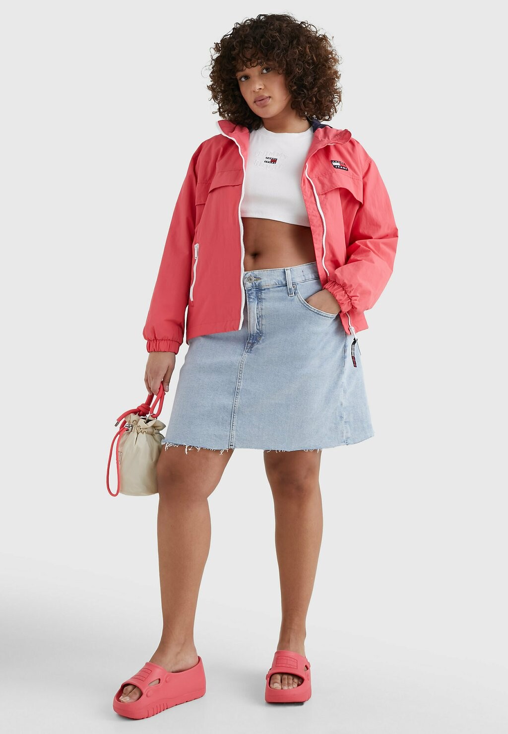 

Мини-юбка Tommy Jeans by Tommy Hilfiger, светло-синий