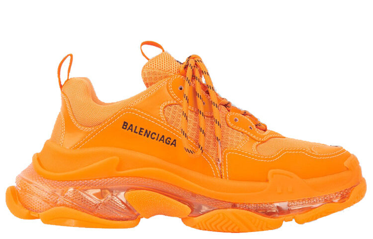 

Кроссовки женские Balenciaga Triple S с прозрачной подошвой, оранжевый