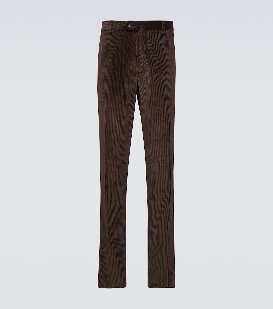 Узкие хлопковые брюки panta flat Loro Piana, коричневый