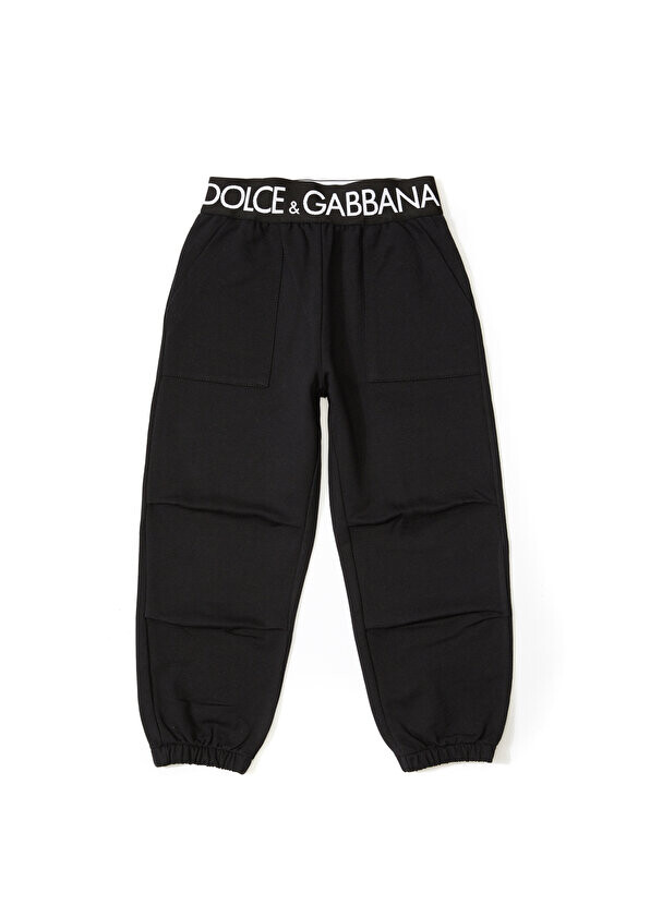 

Черные брюки с логотипом для девочек Dolce&Gabbana