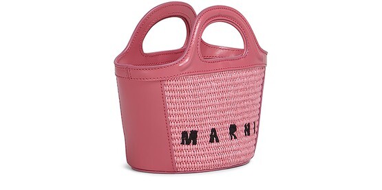

Микросумка Tropicalia из кожи и рафии Marni