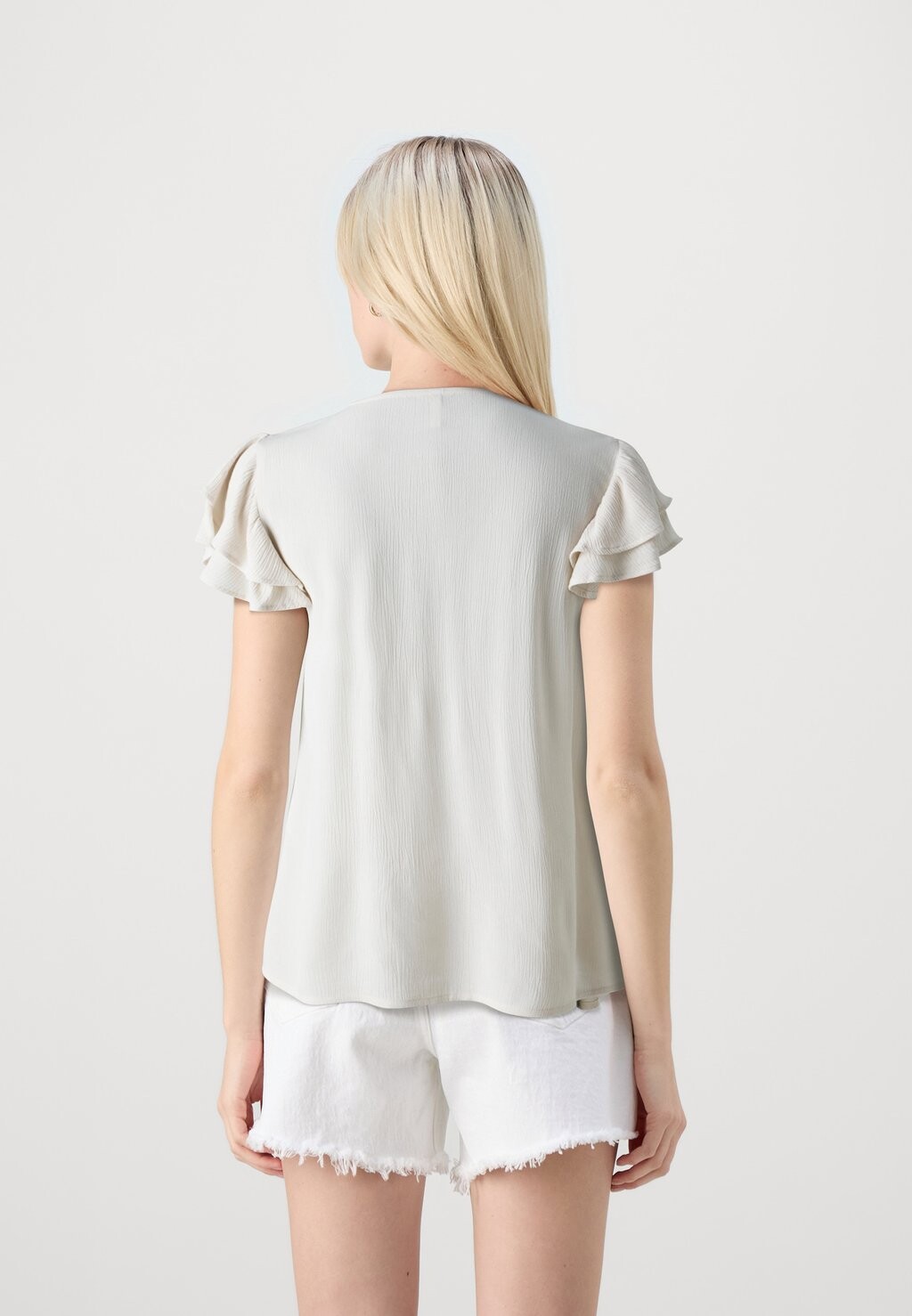 

Блуза Onlchiara Cap Sleeve ONLY, бежевый